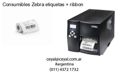 Consumibles Zebra etiquetas   ribbon