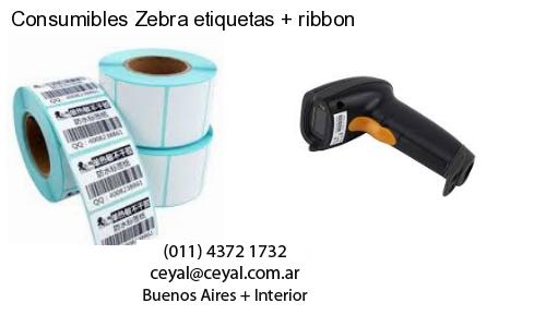 Consumibles Zebra etiquetas   ribbon