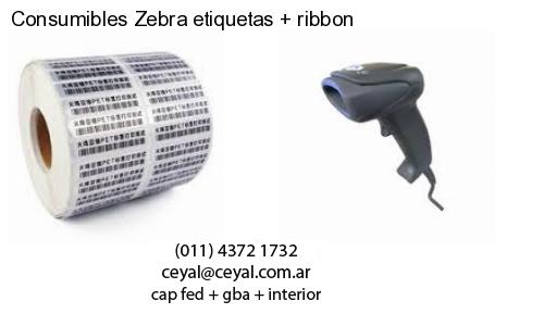 Consumibles Zebra etiquetas   ribbon