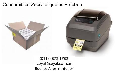 Consumibles Zebra etiquetas ribbon