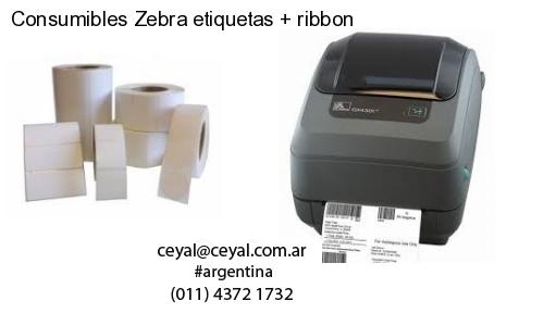 Consumibles Zebra etiquetas   ribbon