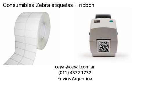 Consumibles Zebra etiquetas ribbon