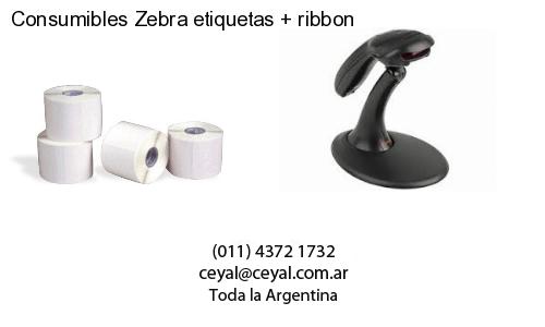 Consumibles Zebra etiquetas ribbon