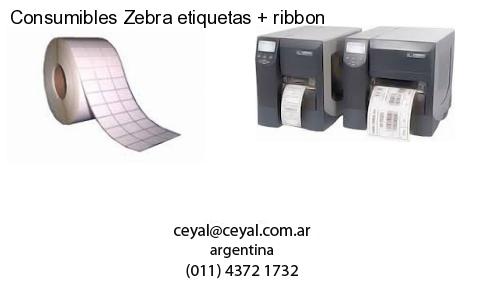 Consumibles Zebra etiquetas   ribbon
