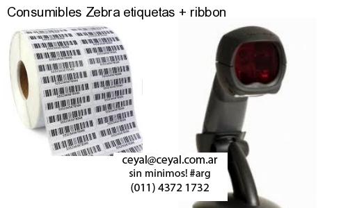 Consumibles Zebra etiquetas ribbon