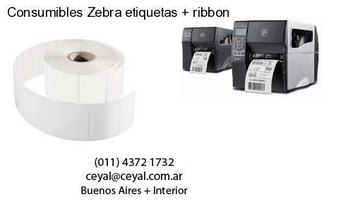 Consumibles Zebra etiquetas   ribbon