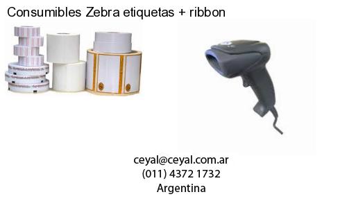 Consumibles Zebra etiquetas ribbon
