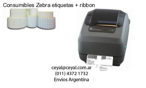 Consumibles Zebra etiquetas ribbon