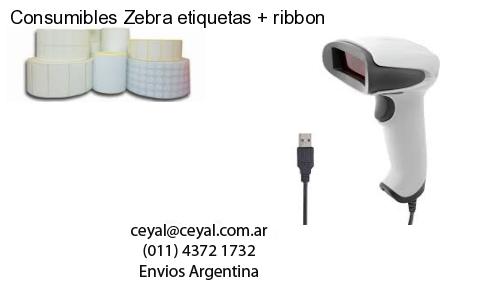 Consumibles Zebra etiquetas   ribbon