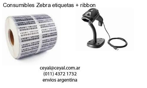 Consumibles Zebra etiquetas ribbon