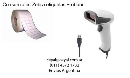 Consumibles Zebra etiquetas ribbon