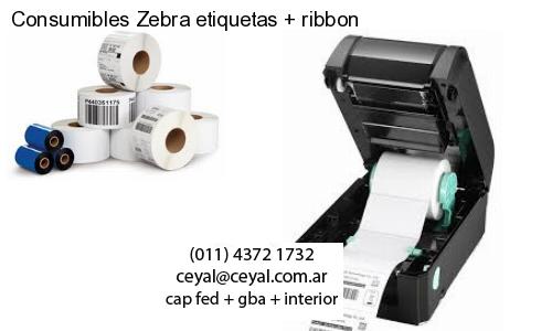 Consumibles Zebra etiquetas   ribbon