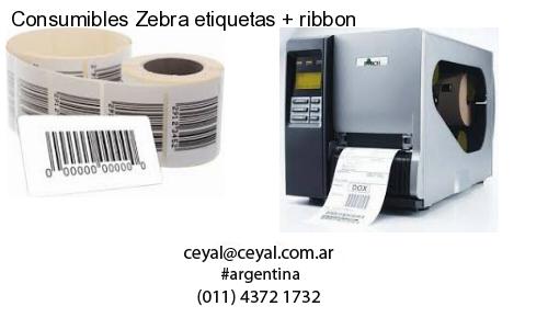 Consumibles Zebra etiquetas   ribbon