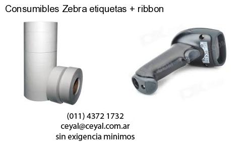 Consumibles Zebra etiquetas   ribbon