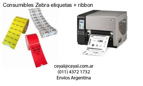 Consumibles Zebra etiquetas   ribbon