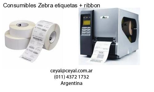 Consumibles Zebra etiquetas   ribbon