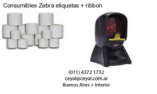 Consumibles Zebra etiquetas   ribbon