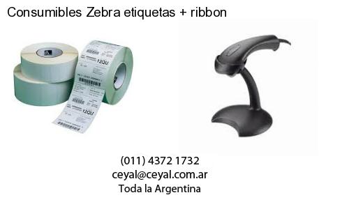Consumibles Zebra etiquetas   ribbon