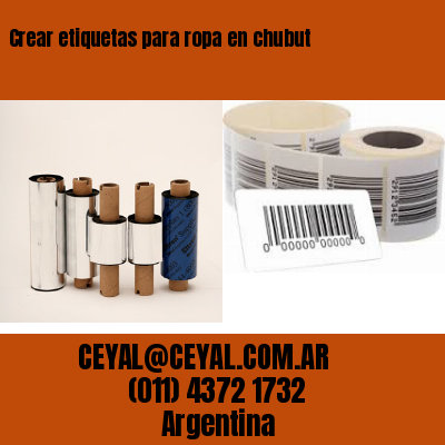 Crear etiquetas para ropa en chubut