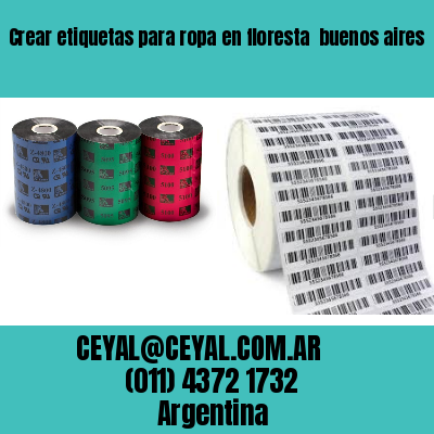 Crear etiquetas para ropa en floresta  buenos aires