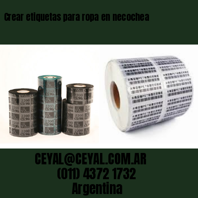 Crear etiquetas para ropa en necochea