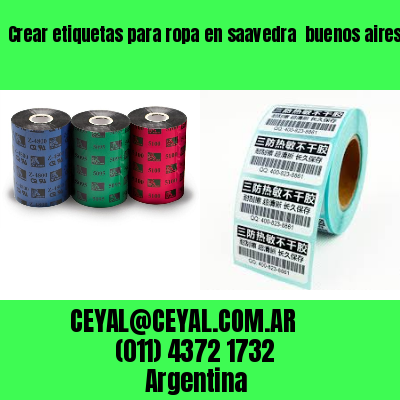 Crear etiquetas para ropa en saavedra  buenos aires