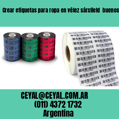 Crear etiquetas para ropa en vélez sársfield  buenos aires
