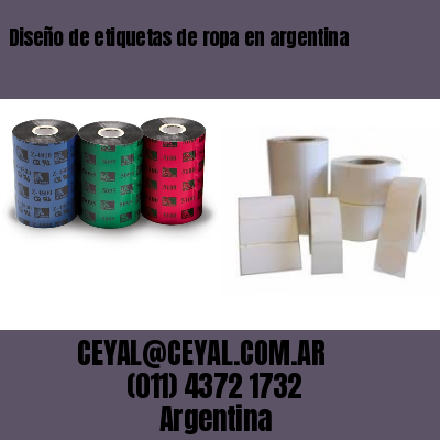 Diseño de etiquetas de ropa en argentina