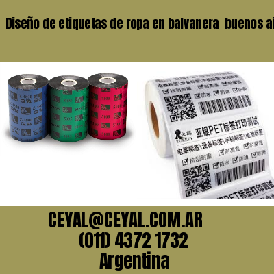 Diseño de etiquetas de ropa en balvanera  buenos aires