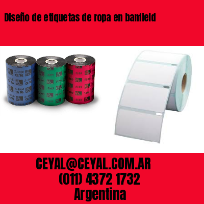 Diseño de etiquetas de ropa en banfield