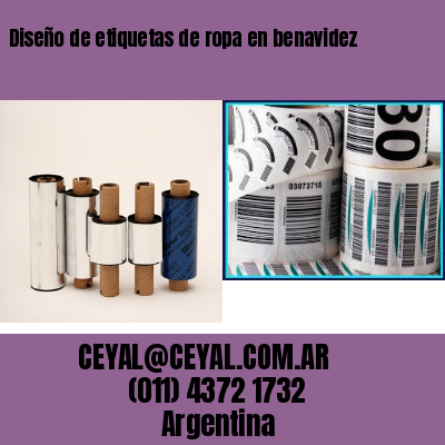 Diseño de etiquetas de ropa en benavidez