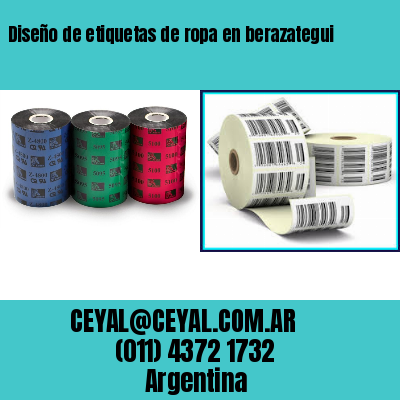 Diseño de etiquetas de ropa en berazategui