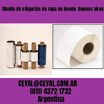 Diseño de etiquetas de ropa en boedo  buenos aires