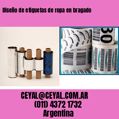 Diseño de etiquetas de ropa en bragado