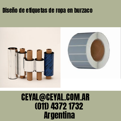 Diseño de etiquetas de ropa en burzaco