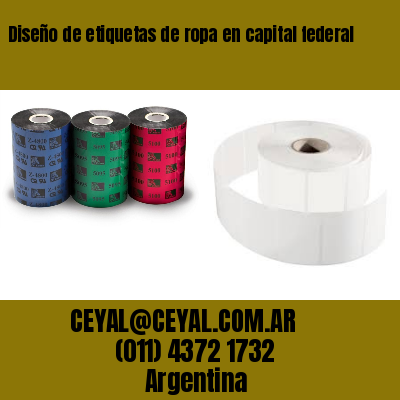 Diseño de etiquetas de ropa en capital federal