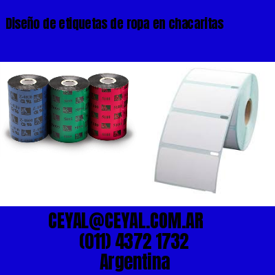 Diseño de etiquetas de ropa en chacaritas
