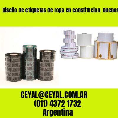 Diseño de etiquetas de ropa en constitucion  buenos aires