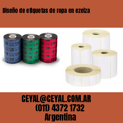 Diseño de etiquetas de ropa en ezeiza