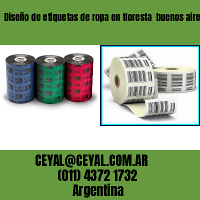 Diseño de etiquetas de ropa en floresta  buenos aires