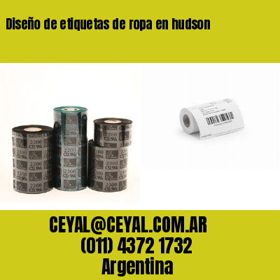 Diseño de etiquetas de ropa en hudson