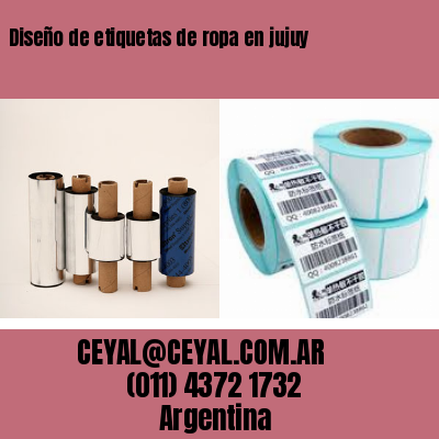 Diseño de etiquetas de ropa en jujuy