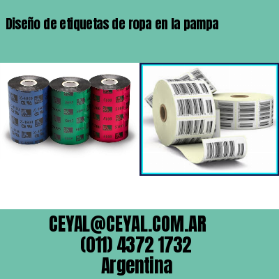 Diseño de etiquetas de ropa en la pampa