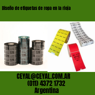 Diseño de etiquetas de ropa en la rioja