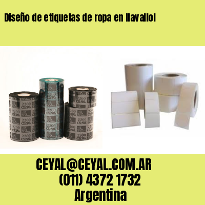 Diseño de etiquetas de ropa en llavallol