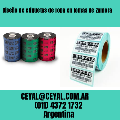 Diseño de etiquetas de ropa en lomas de zamora
