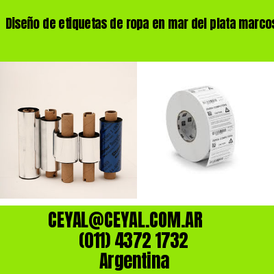 Diseño de etiquetas de ropa en mar del plata marcos paz