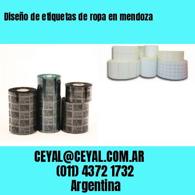 Diseño de etiquetas de ropa en mendoza