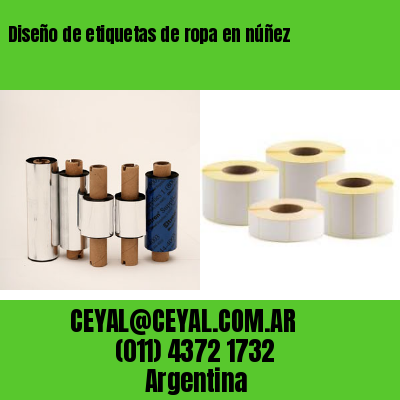 Diseño de etiquetas de ropa en núñez