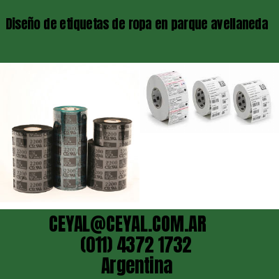 Diseño de etiquetas de ropa en parque avellaneda